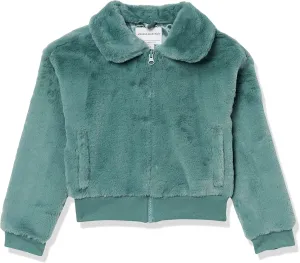 Amazon Essentials Girls and Toddlers' Faux Fur Jacket