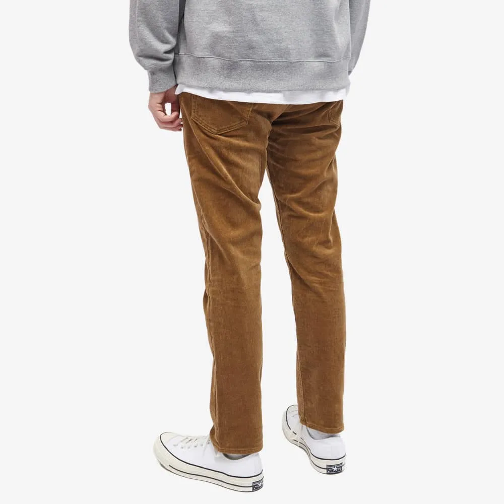 Beams Plus corduroy trousers with 5 pockets, beige