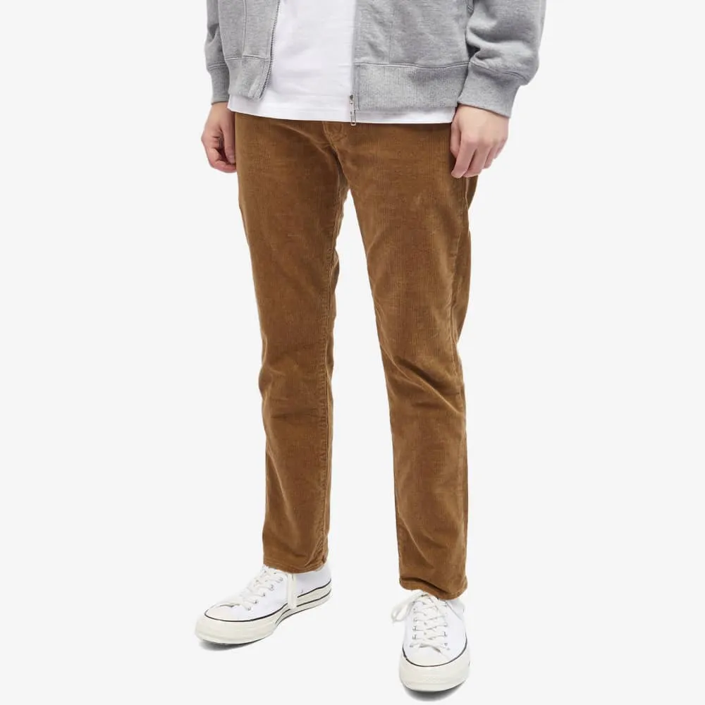 Beams Plus corduroy trousers with 5 pockets, beige