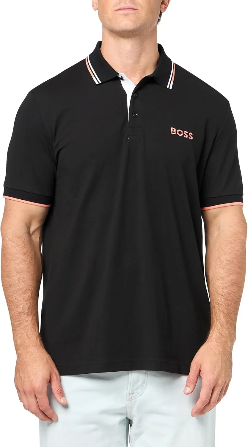 BOSS Men's Paddy Pro Stretch Pique Polo Shirt