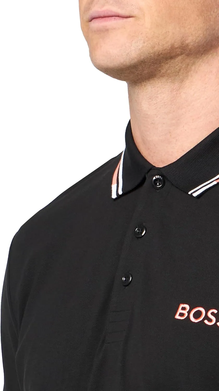 BOSS Men's Paddy Pro Stretch Pique Polo Shirt