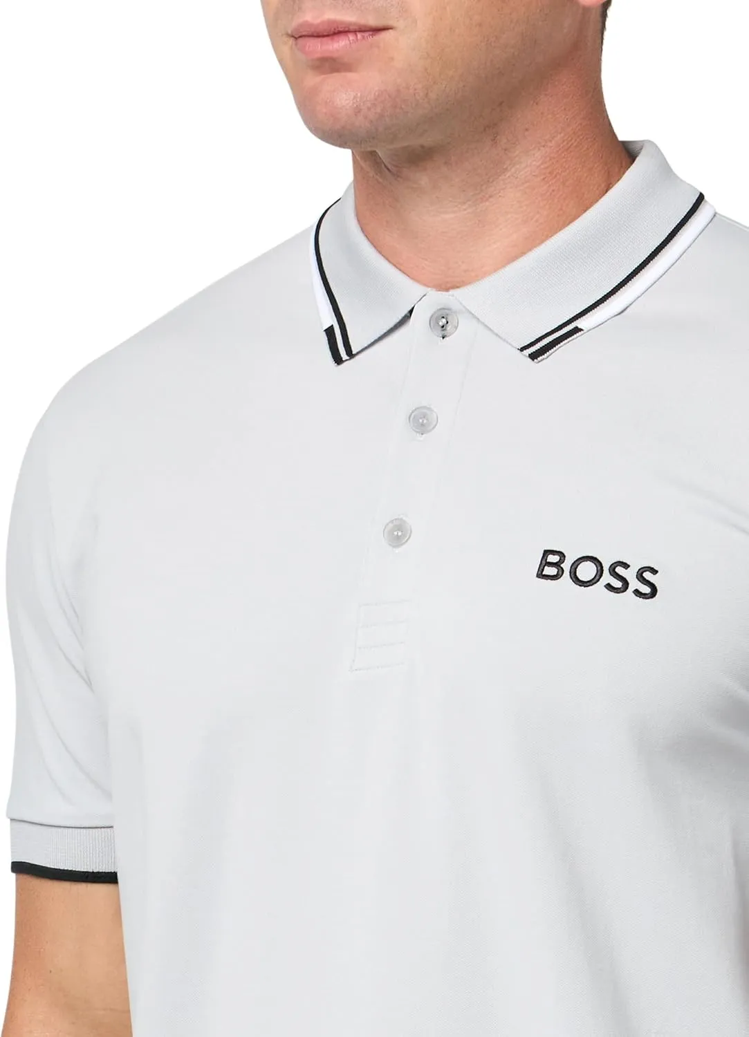 BOSS Men's Paddy Pro Stretch Pique Polo Shirt