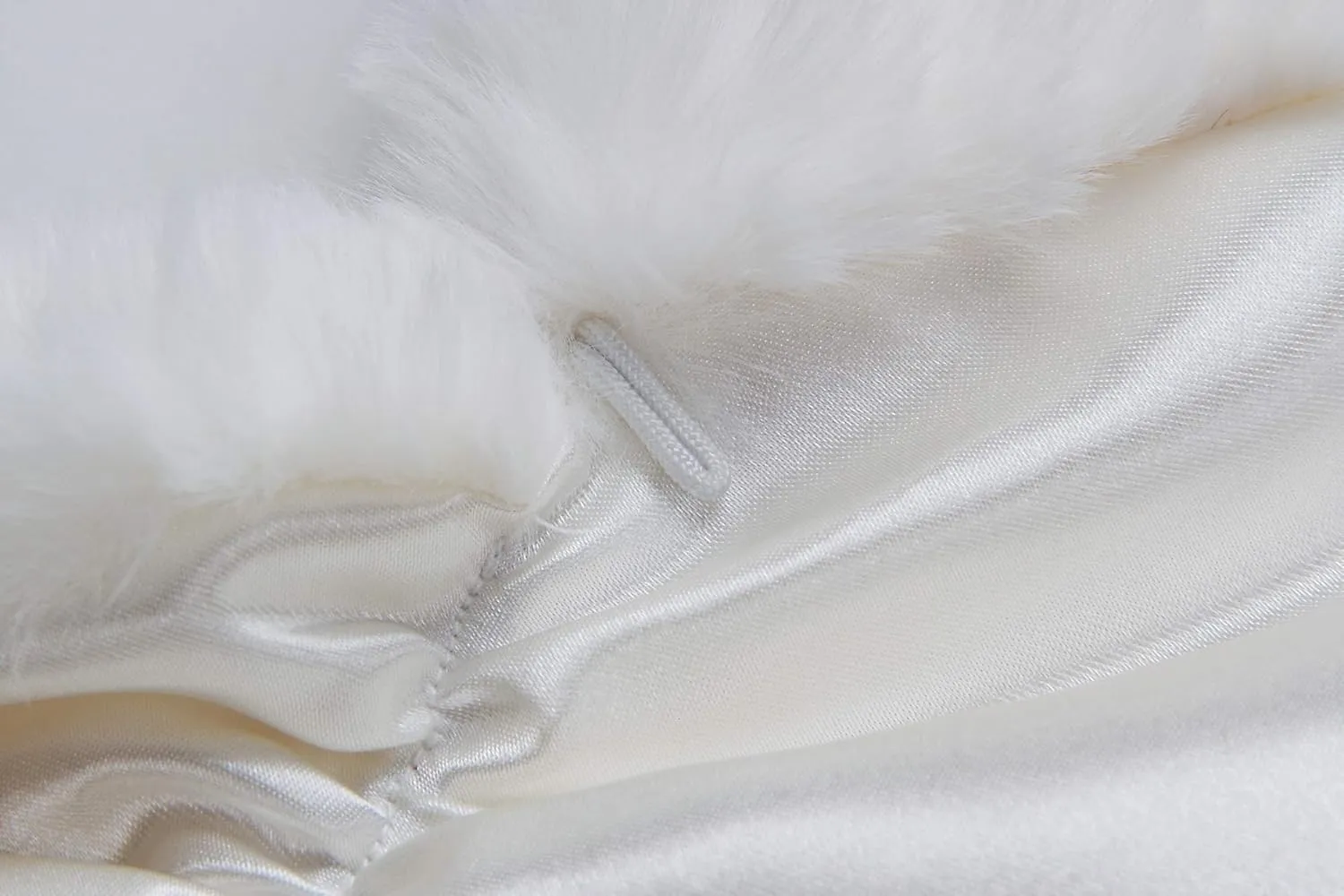 Caracilia Women Luxury Faux Fur Coat Jackets Wrap Cape Shawl for Wedding Party