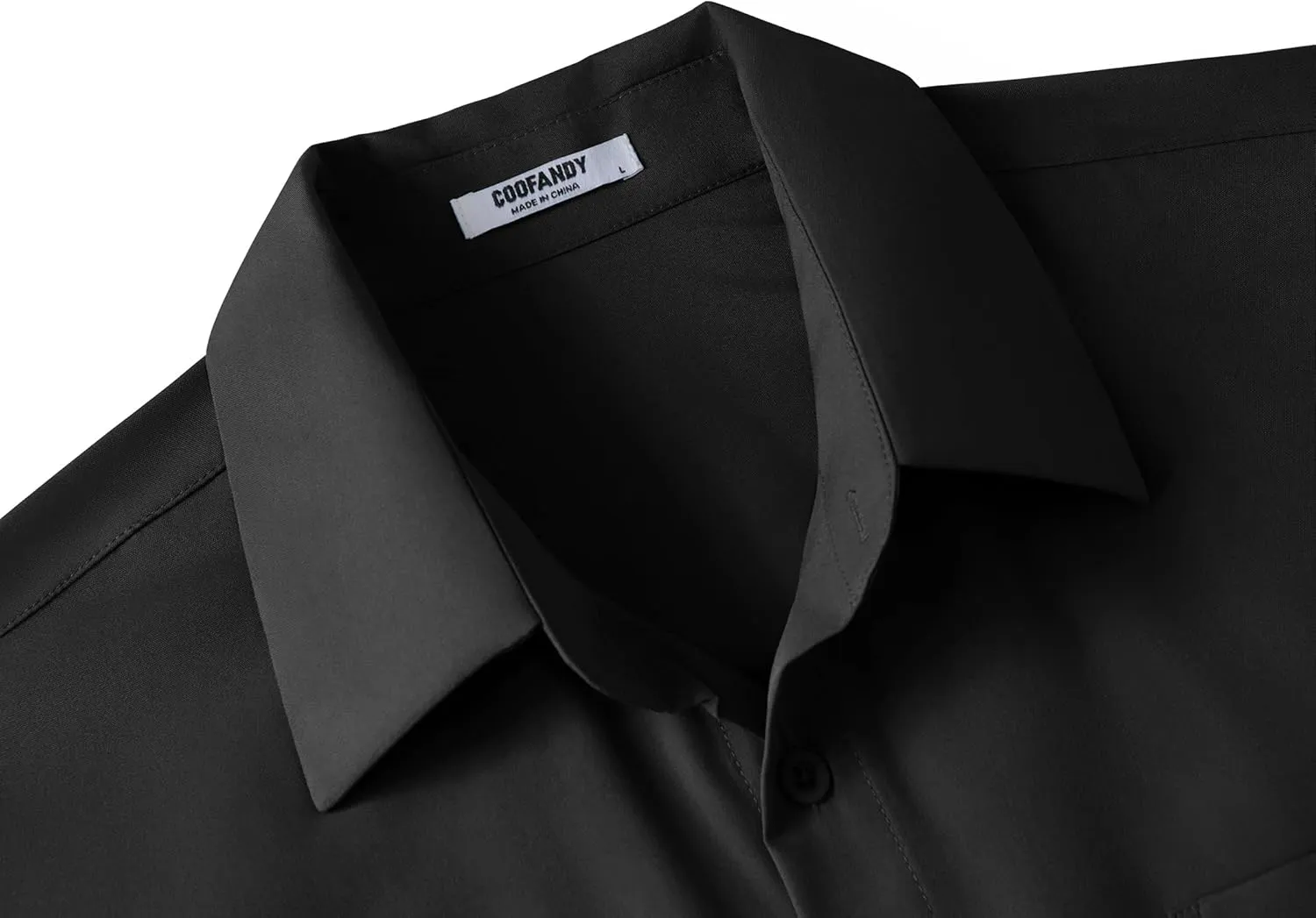 COOFANDY Big & Tall Dress Shirts for Men Short Sleeve Button Down Casual Shirts