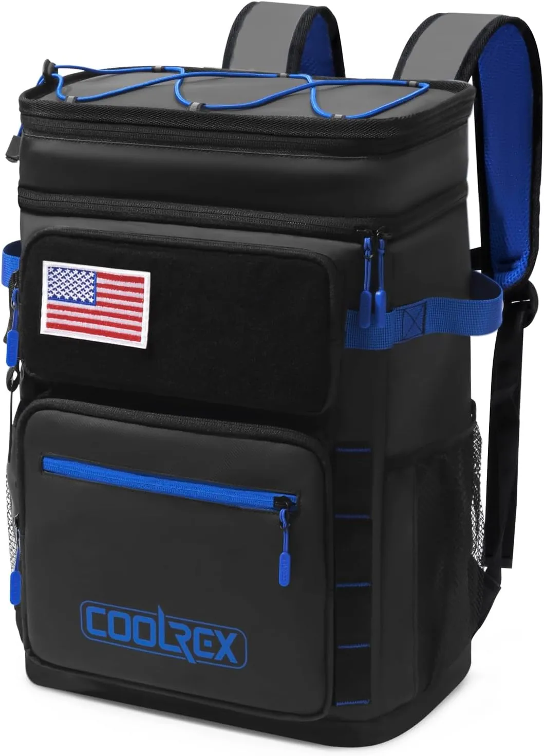 COOLREX Large Backpack Cooler 36 Can Cooler Backpack with 2 Insulated Compartments Leak Proof Waterproof Travel Backpack, Camping Beach Picnic Lunch Thermal Bag for Women and Men