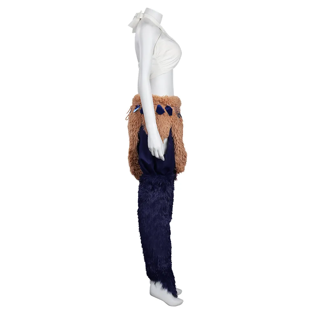 Hashibira Inosuke Outfits Female Halloween Carnival Suit Cosplay Costume