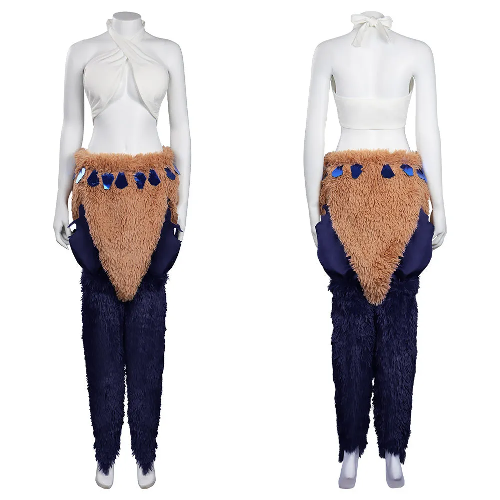 Hashibira Inosuke Outfits Female Halloween Carnival Suit Cosplay Costume