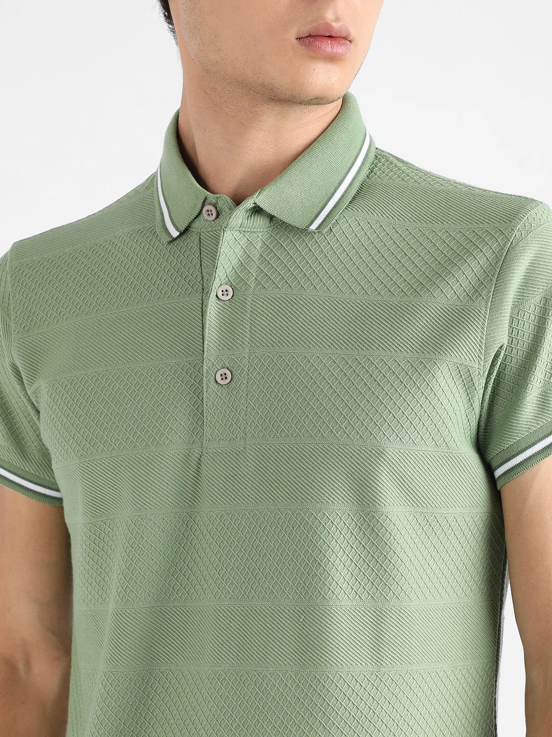 Self-Design Horizontal Striped T-Shirt